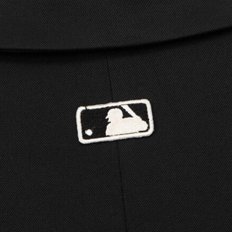 MLB New York Yankees Solid Logo Straight Cut Single-Breasted Suit Unisex suit Black 3LJKB0231-50BKS