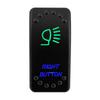 12V 20A Marine Boat Rocker Switch Green Blue Led SPST DPDT Car Switch Waterproof 24V for Jeep Wrangler Cam Am Polaris Battery Switches5