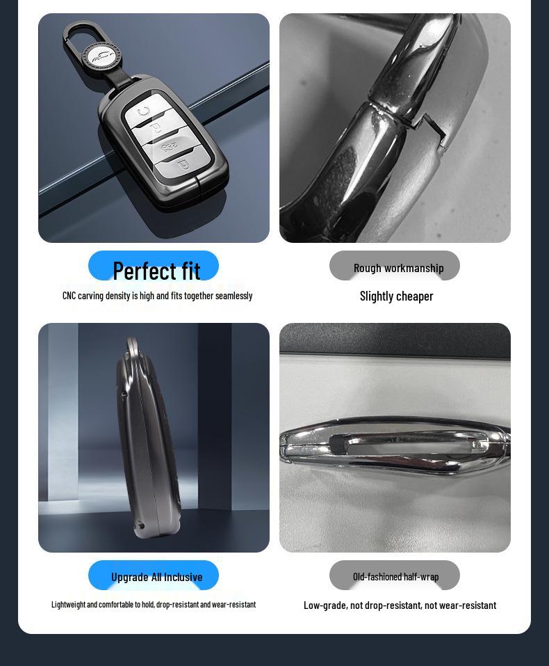 Чехол для ключей серии Changan CS с металлической пряжкой-ракушкой