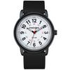 PINDOWS Unisex Analog Quartz Watch for 30m Water Military Time Luminous Dial for Easy Visibility Women's Watch, Students, Resistant, Display,