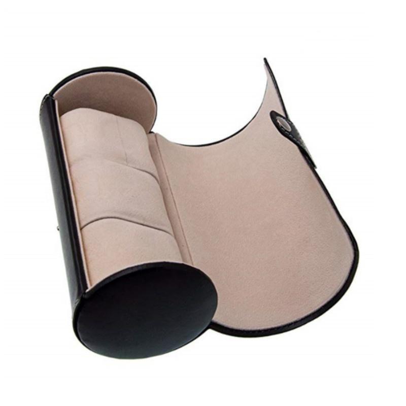 Коробка для часов из искусственной кожи с 3 сетками, высококачественная упаковочная коробка для хранения ювелирных часов