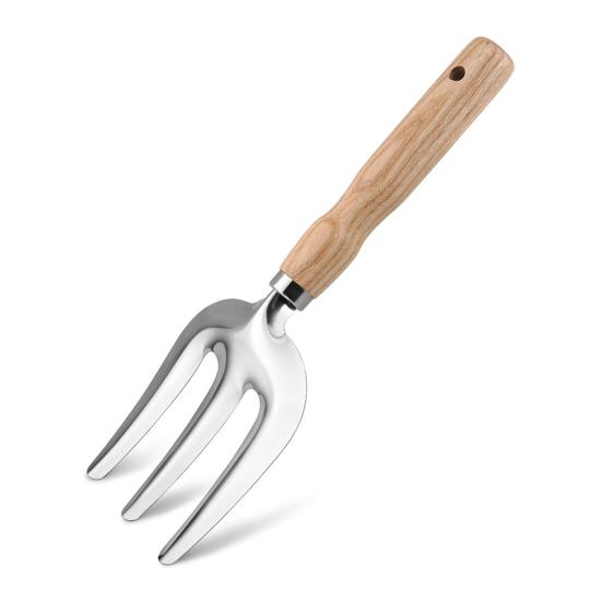 1 шт./5 шт. эргономичный садовый инструмент, ручной мастерок из нержавеющей стали, лопата для бонсай, грабли, культиватор, прополка с удобной деревянной ручкой, садовые принадлежности