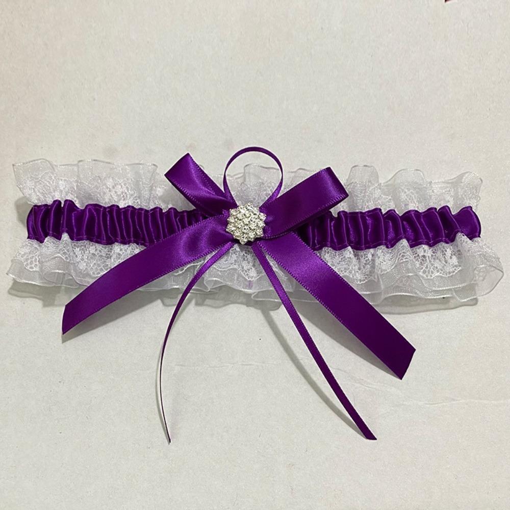 Женский пояс для чулок, кружевная подвязка для невесты, новый бант, сувениры для невесты, женское кольцо для чулок на бедро