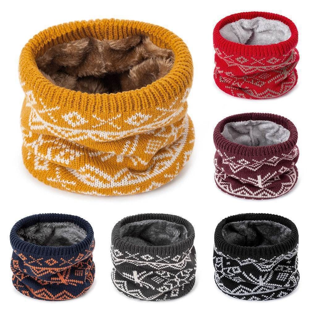 Plush Neck Warmer Thickened Lining Sport Scarf Fashion Pullover Cap