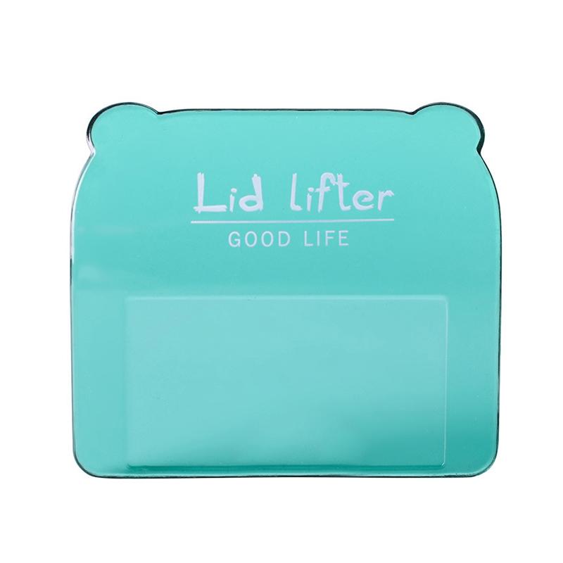 Прозрачный подъемник сиденья унитаза Подъемник крышки унитаза Избегайте прикосновения к ручке крышки