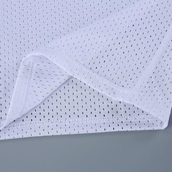 Men Sport Vest O Neck Out Good Size Breathability Plus Hollow Solid Color Sleeveless Sweat Absorption Quick Dry