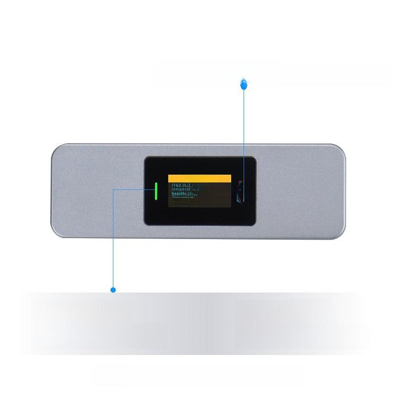 Дисплей ITGZ M2: Интеллектуальный корпус жесткого диска NVME с корпусом из алюминиевого сплава