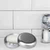 Упаковка из 2 алюминиевых мыльниц, водонепроницаемая металлическая мыльница для путешествий с подставкой для сбора капель для дома и кемпинга