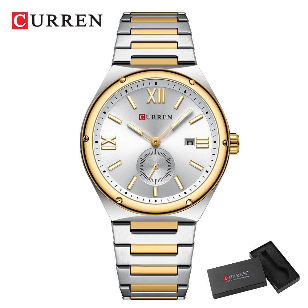 CURREN New Men Watch Business Wristwatches Movement Ultra Thin Clock Top Brand Luxury Fashion Casual