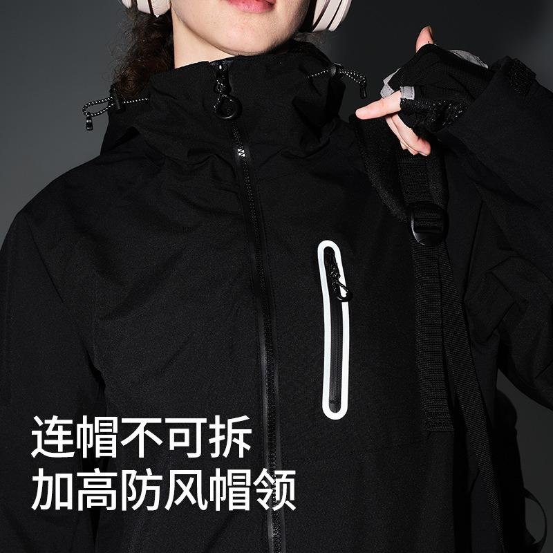 Крылатая куртка мужская три в одном женская водонепроницаемый национальный стандарт полный проклеенный шов костюм для путешествий и альпинизма уличная куртка с капюшоном