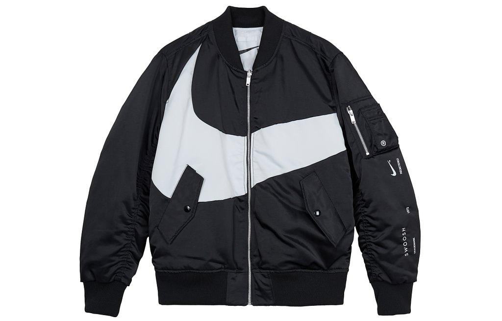 Nike Терма-ФИТ Синтетическая Куртка-Бомбер Phil Двусторонняя Черная DR7021-010