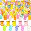 10/20Pcs Luminous Mini Resin Cow, Glow In The Dark Cows Tiny Animals Figures Diy Crafts For Fairy Garden Micro Landscape