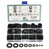 700Pcs Black and White Nylon Flat Gasket Set, Black Insulating Gasket, White Plastic Gasket Box.