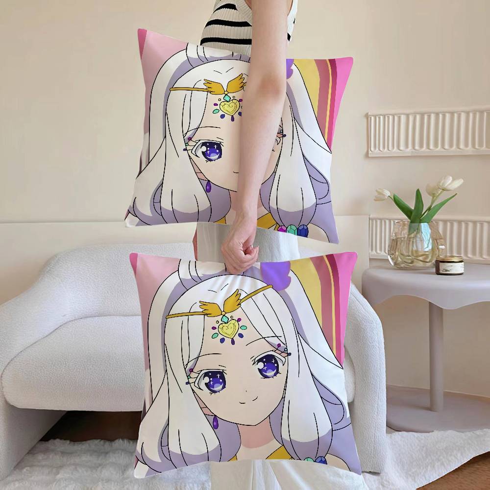 Аниме Наволочка P-Pripara Диванные и Гостиные Декоративные Наволочки Пылезащитные и Защищающие от Клещей Невидимая Молния