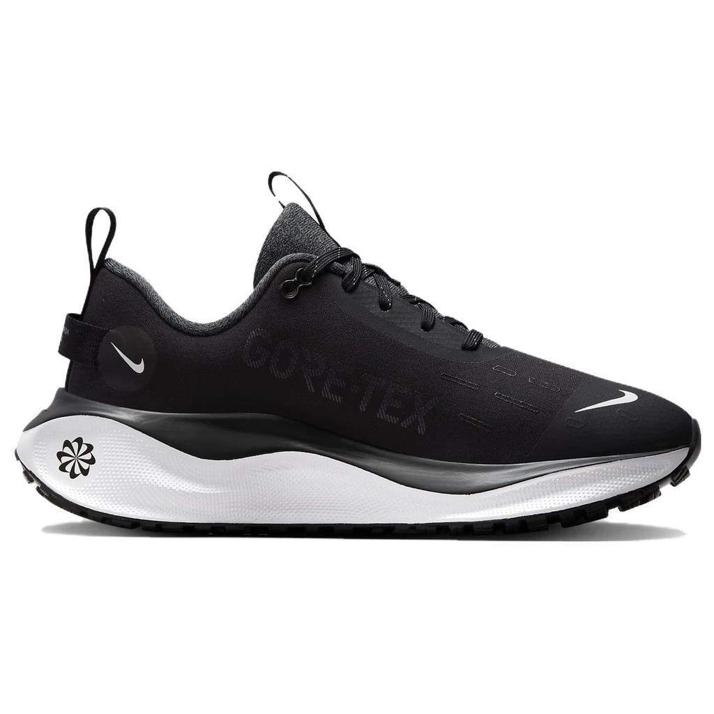 Nike Infinity Run 4 Ткань Gore-Tex Нескользящие Прочные Водонепроницаемые Низкие Беговые Кроссовки Мужские Кроссовки Черный Белый FB2197-001