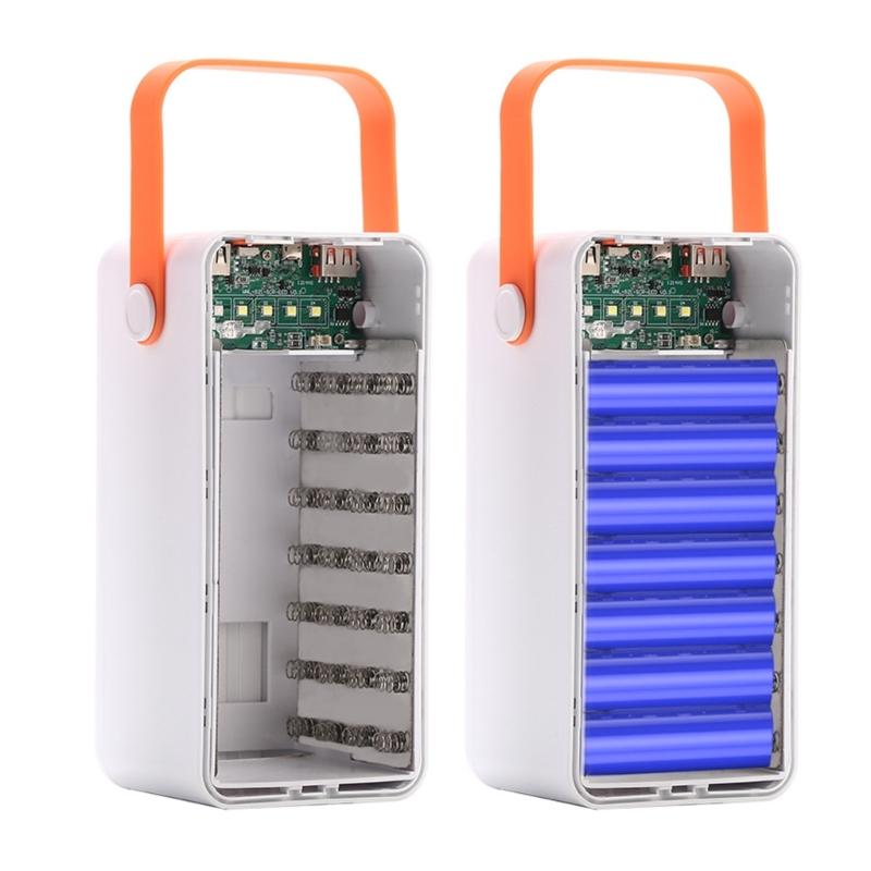 (Не включает батарею) Сделай сам 35-слотовый бокс для хранения батареек Корпус 35-секционный Плоская головка 18650 Батарейки Зарядное устройство Корпуса