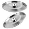 Stainless Steel Round Pot Lid 10-24cm Saucepan Cover New Kitchen Food Lid  Kitchen Supplies