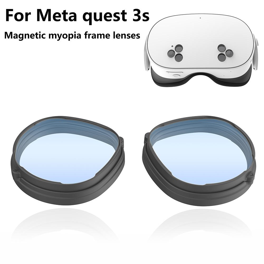 Для VR-очков Meta Quest 3S Прокладка для очков Защита от царапин Зеркало VR-гарнитуры Магнитное Предотвращает царапины очков