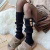 Lolita JK Knitted Leg Cover Harajuku Boots Cover Kawaii Y2K Leg Warmers Girls