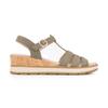 Olive Nubuck Sandals 36-41 Woman