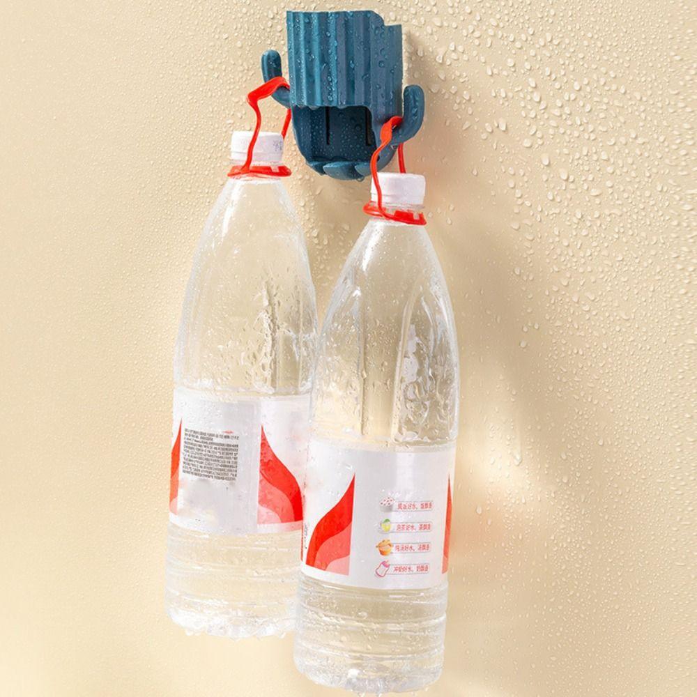 Полка Настенный Стеллаж для хранения аксессуаров для ванной комнаты Органайзер для бритвы Крючок-кактус Держатель для зубных щеток