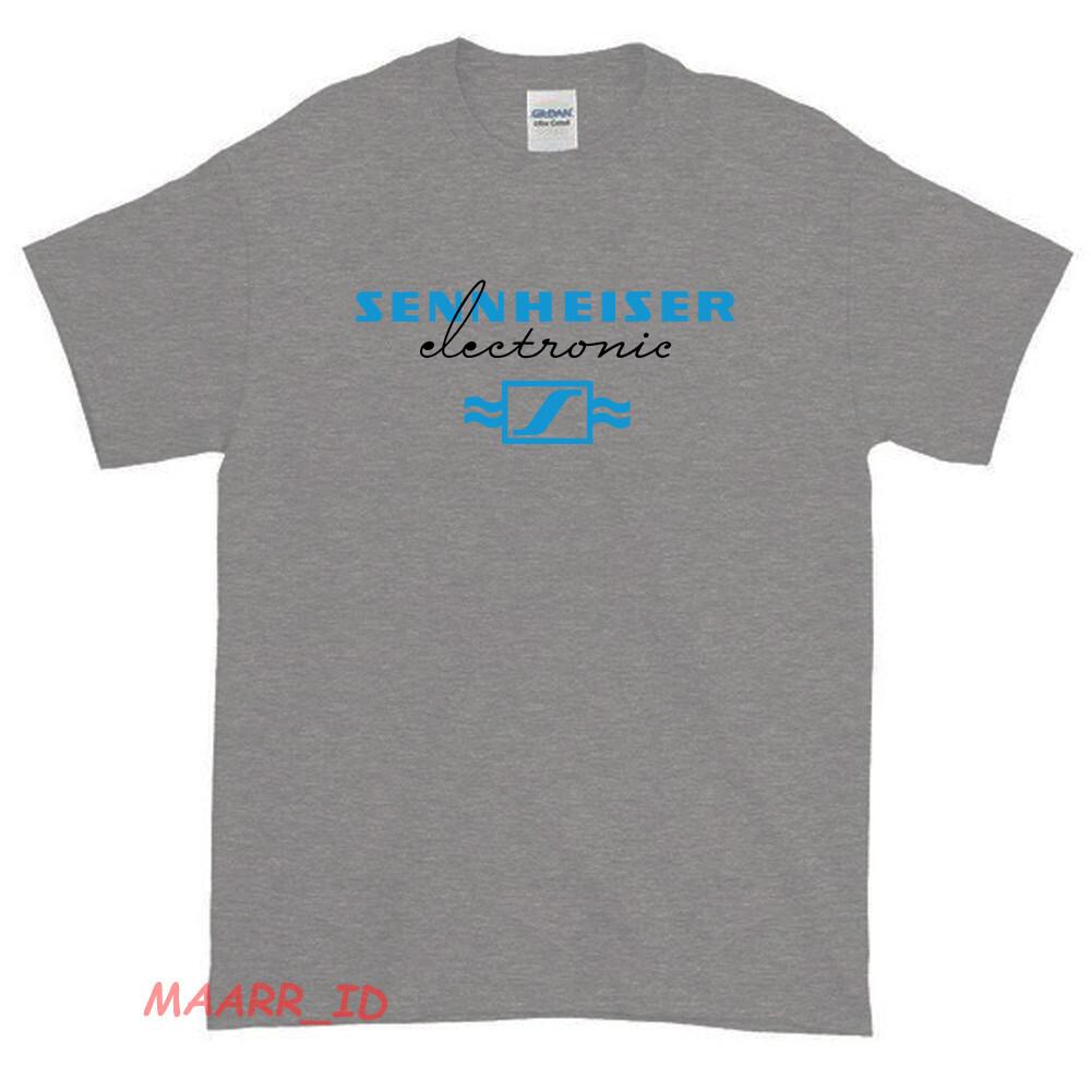 New Sennheiser Logo 80's Logo American Funny T Shirt USA size S-XXL