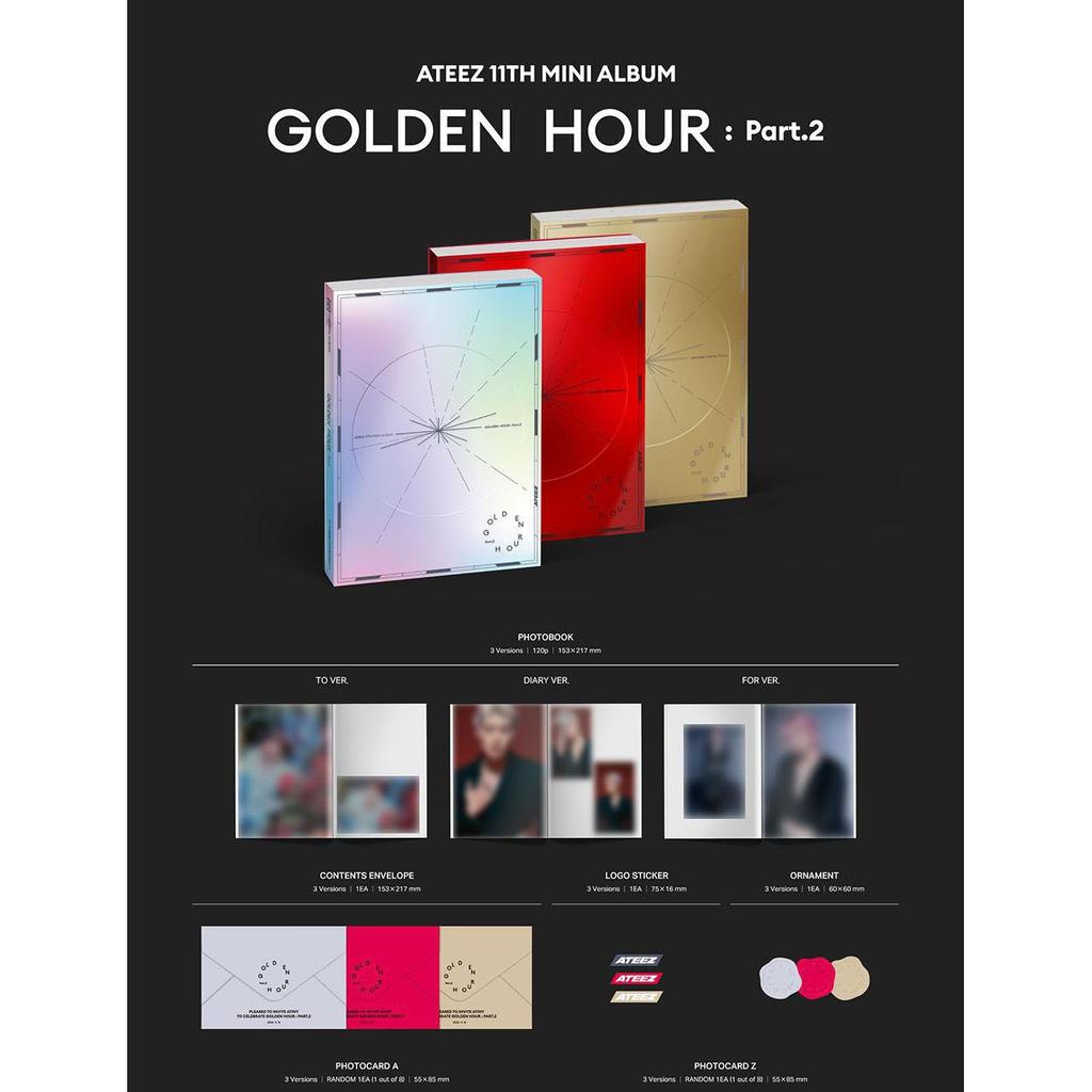 ATEEZ 11th Mini Album [GOLDEN HOUR : Part.2]