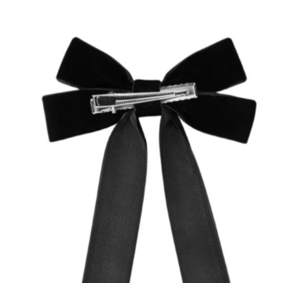 6 шт. бархатные заколки-банты для волос бархатная лента для волос с кисточками банты заколки для девочек декоративные заколки для волос аксессуары для волос