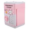 Toy Bank ATM Electric Password Money Box Automatic Saving Music Child Baby Kids Gift (Pink)