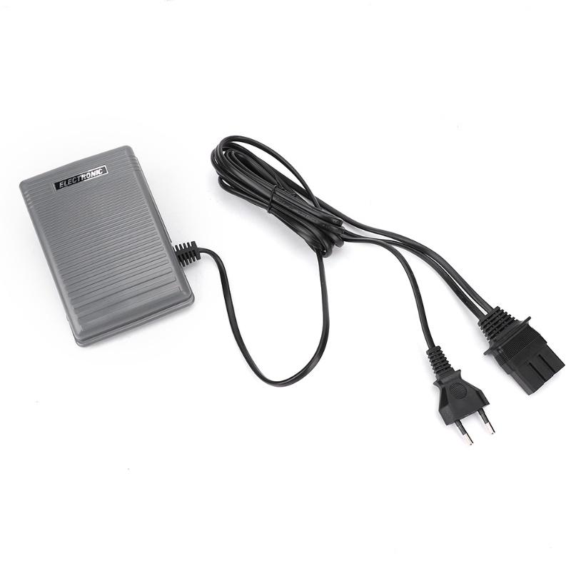 Foot Control Pedal Controller Switch &Amp; Power Cable For Brother Sewing Machine