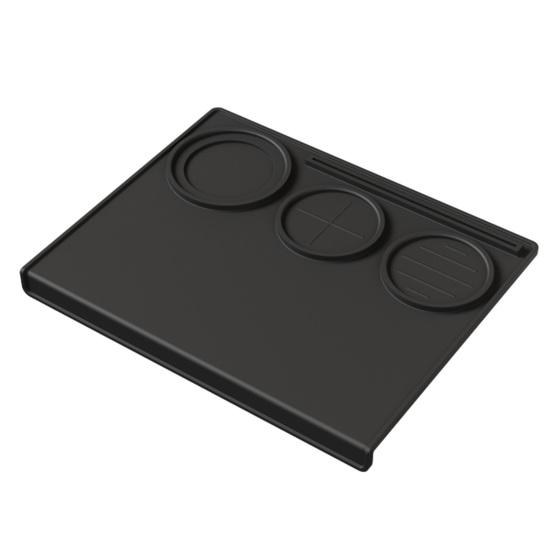 Коврик для темперирования эспрессо Нескользящий силиконовый коврик для темпера кофе Термостойкая подставка для темперирования бариста для столешницы эспрессо-машины