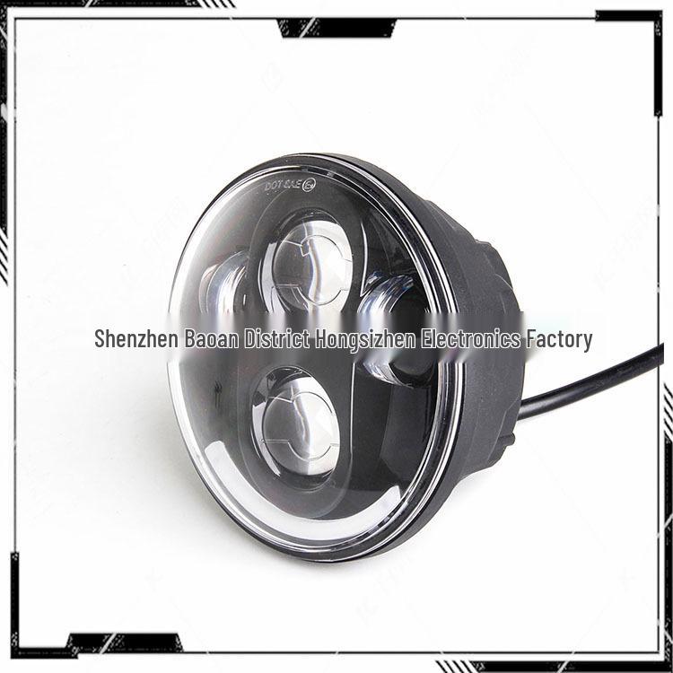 5.75-Inch Harley X48 883 750 1200 Motorcycle LED Headlight - Off-Road Modification