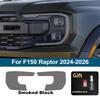 Для F150 Raptor 2015-2026 Дымчато-черная Заранее вырезанная Защитная пленка для фар автомобиля Антицарапающаяся Высокоглянцевая Виниловая пленка-обертка