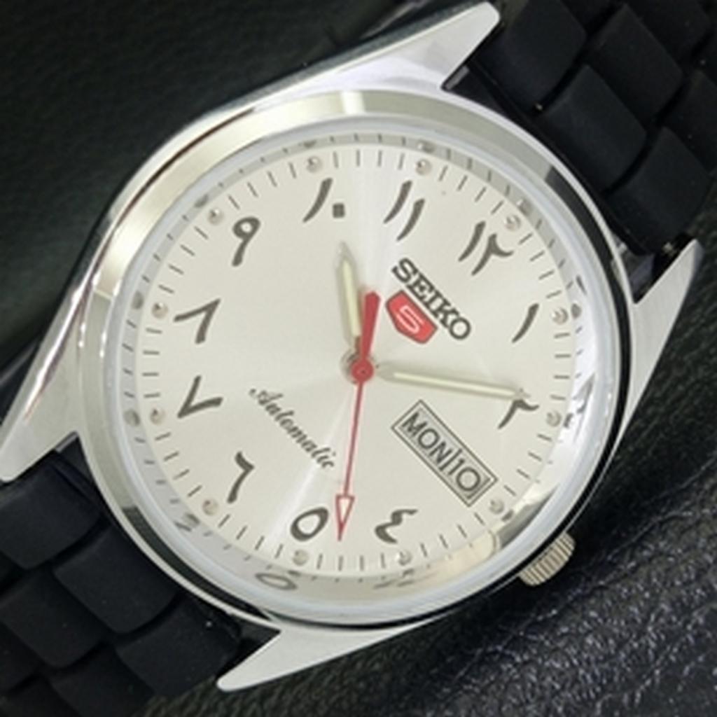 ВОССТАНОВЛЕННЫЕ ВИНТАЖНЫЕ SEIKO 5 АВТОМАТИЧЕСКИЕ 6309A ЯПОНИЯ МУЖСКИЕ АРАБСКИЕ ЧАСЫ a318860-9