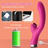 2 In 1 Vibrator for Woman, Vibrating Dildo, Clitoris Vibrator, G-spot Vibrator, Clitoris Suction Cup, Adult Sex Toys