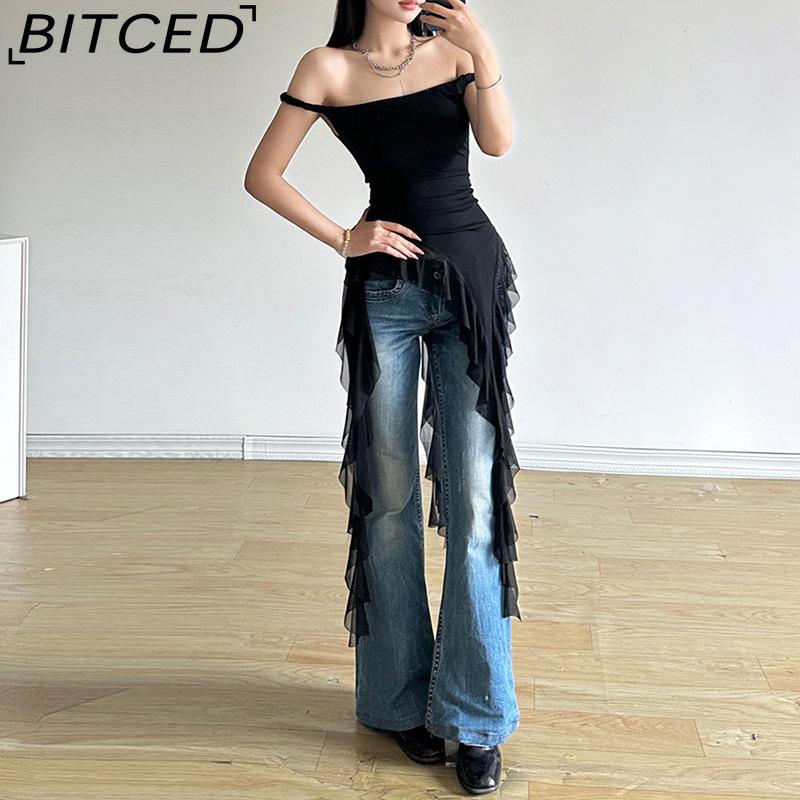 BITCED Весенний женский однотонный облегающий уличный топ без бретелек, без рукавов, с открытой спиной