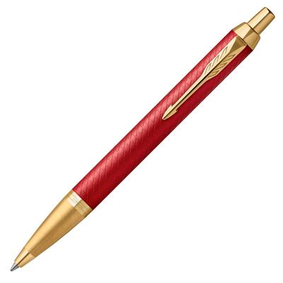PARKER IM Premium Матовый Красный GT Шариковая Ручка Средняя Подарок Официальный Номер Продукта 2172749 Ручка, Перо, На Масляной Основе, В Коробке, Импортный,