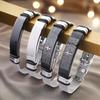 Adjustment Family Friendship Bracelet Net Band Stainless Steel Bracelet Couple Bracelet  Unisex