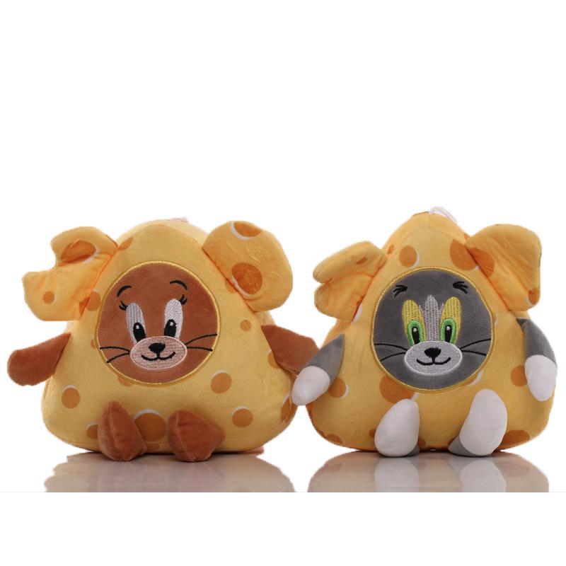 Cheese Cat And Mouse Cheese Pack Tom Jerry Plush Doll Scratcher Doll