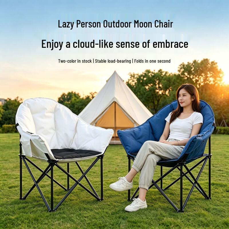 OIMG Heated Padded Outdoor Folding Chair
