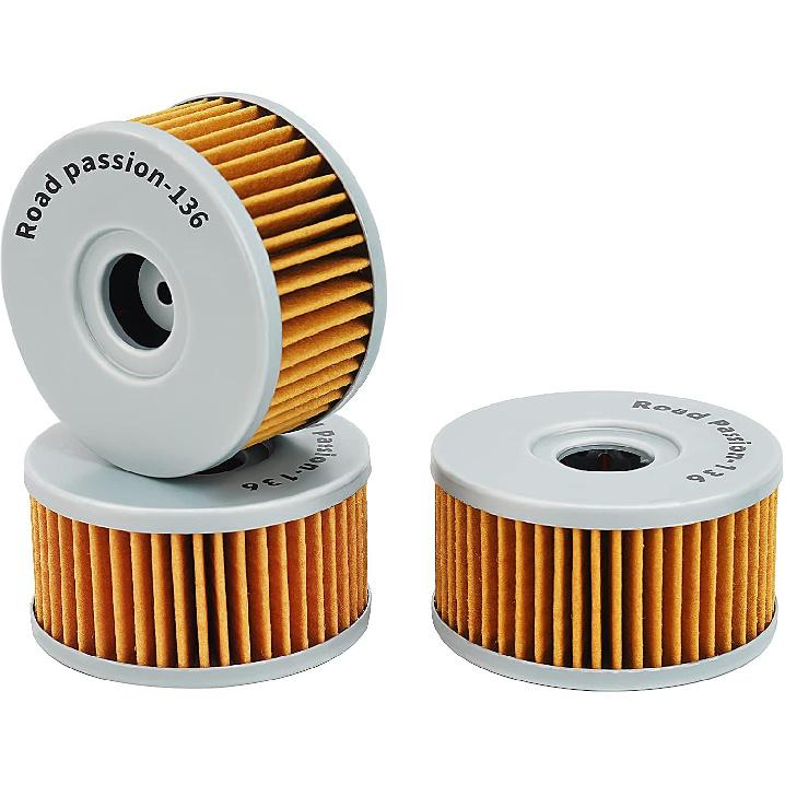 Road Passion 1651038240 High Performance Oil Filter for SUZUKI DRZ250 2001-2007 GN250 1982-2000 GZ250 MARAUDER 1999-2010 (pack of 3)