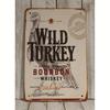 Металлическая табличка Wild Turkey в стиле кантри - Подходит для украшения виски-бара и отеля