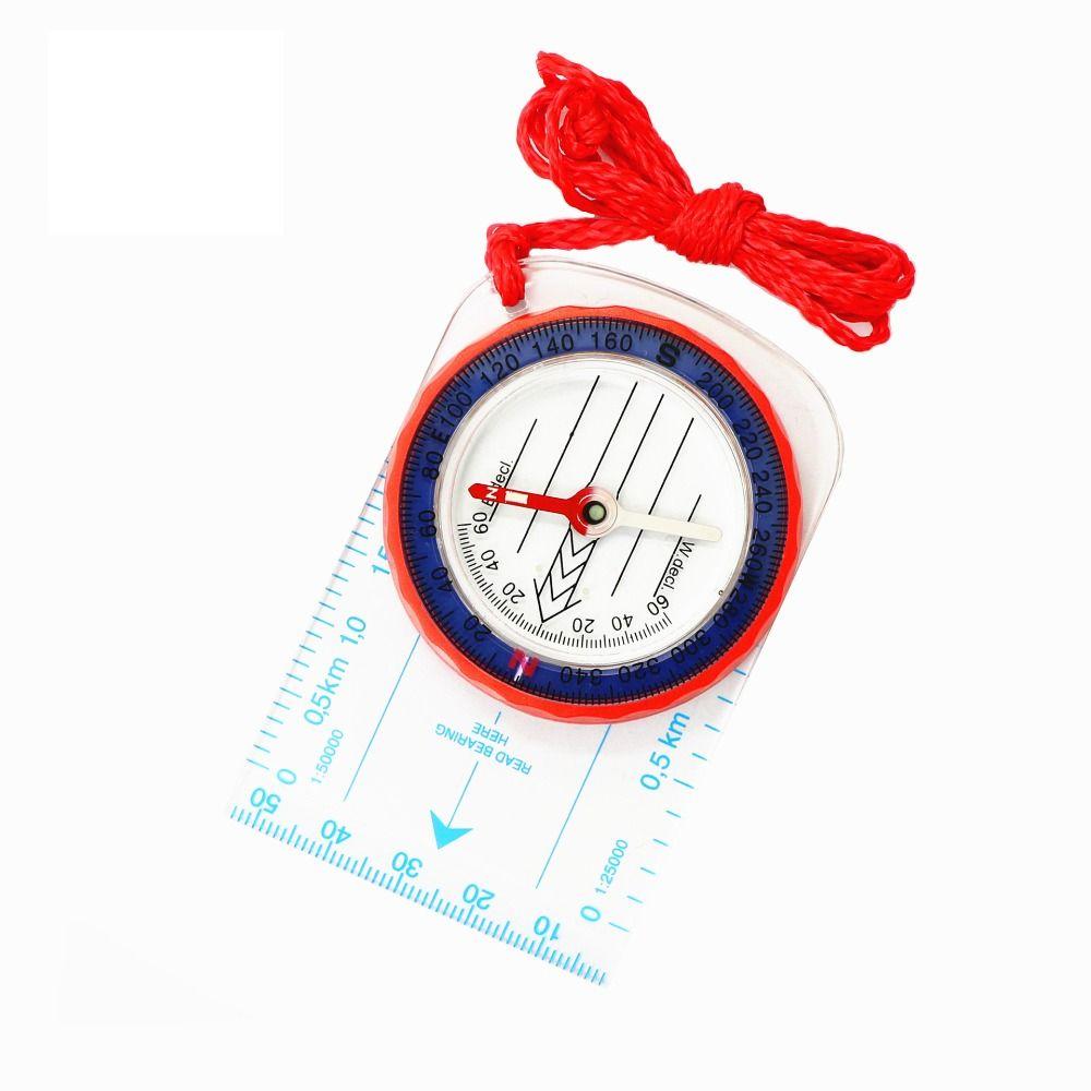 Scale Ruler Orienteering Thumb Compass Outdoor Navigation Compass Map Reading Scouts Compass Ruler