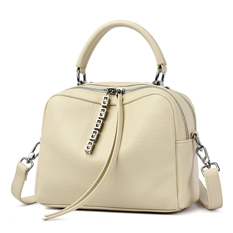 Soft Leather Shoulder Bag for Women Crossbody Bag Luxurious Messenger Bags Large Capacity Feminine Fashion High Quality