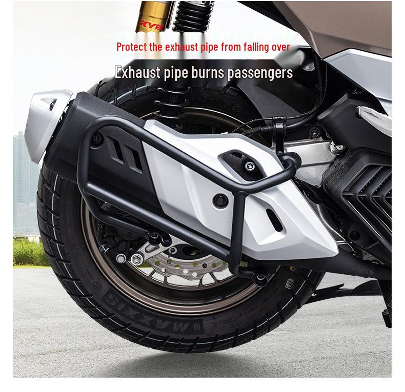 Compatible Accessories for Honda NS150XC: Front & Rear Bumpers, Exhaust & Radiator Covers