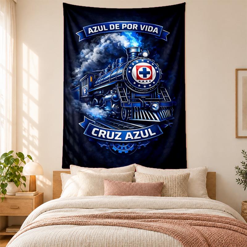 CruzAzul Tapestry highquality for decorating living room bedroom dorm walls ideal as bedroom wallart orholiday gift