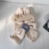 Winter Winter Beanie Ear Protection Bib Scarf Hat Leisure Rabbit Plush Scarf  Children