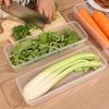 Коробки для хранения в холодильнике, контейнер для свежих продуктов с луком-пореем, контейнер для продуктов, криспер для холодного хранения, герметичный органайзер для холодильника с крышкой, банки