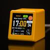 Маленькая портативная умная метеостанция с Wi-Fi, дисплей, погода, температура, влажность, время, будильник, украшение для рабочего стола