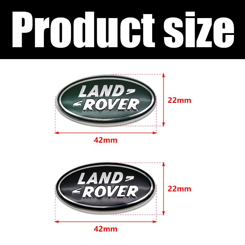 42mm ABS Steering Wheel Logo Center Cover Emblem Sticker For Land Rover Range Rover Evoque Velar Defender Discovery Accessory mksh9